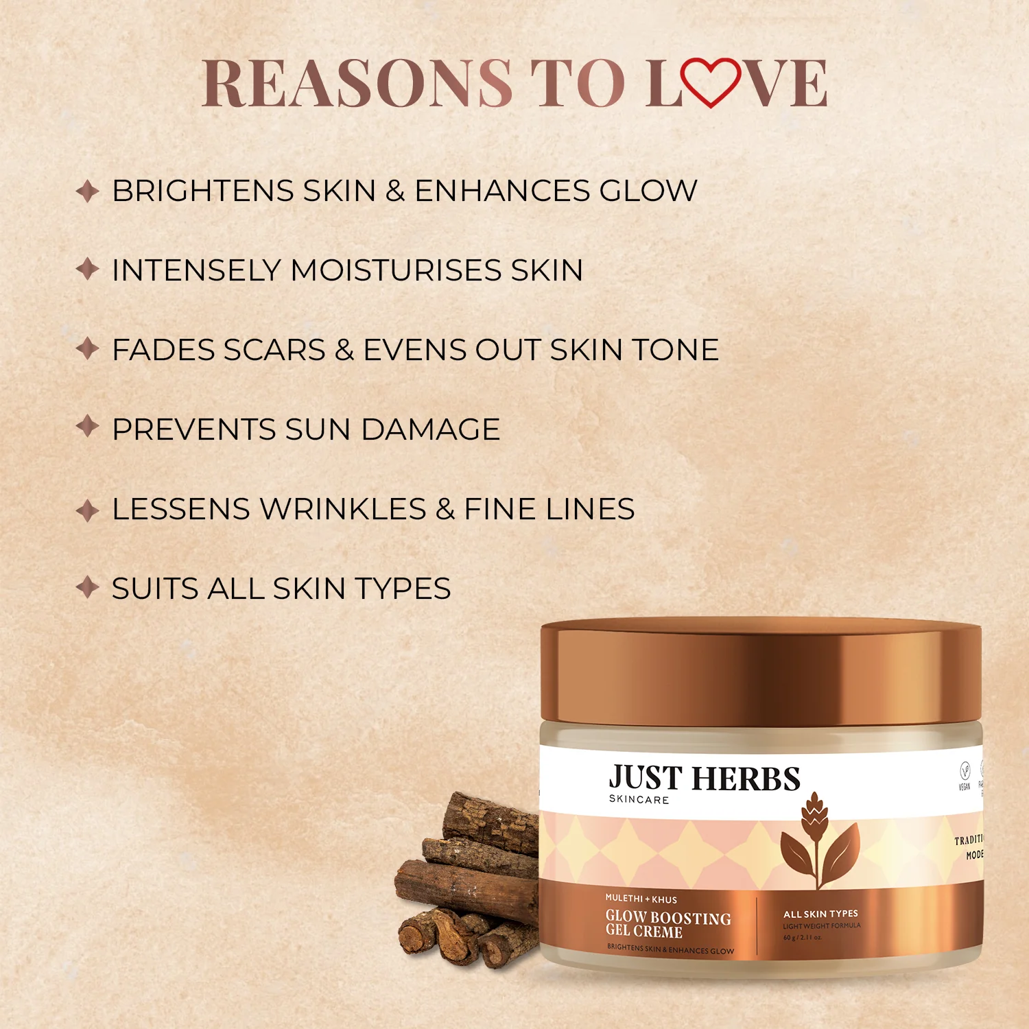 Glow Boosting Gel Creme with Mulethi and Khus / Fair'e - Image 3