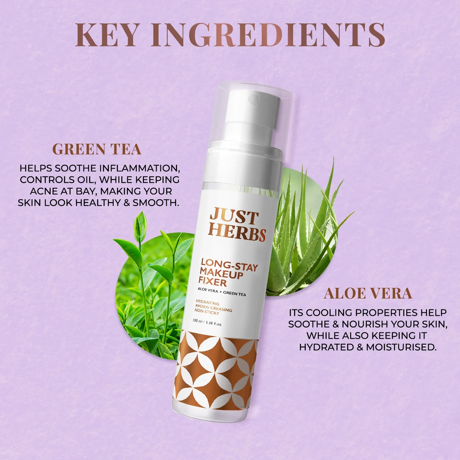Long-stay Makeup Fixer with Aloe Vera & Green Tea - Image 5