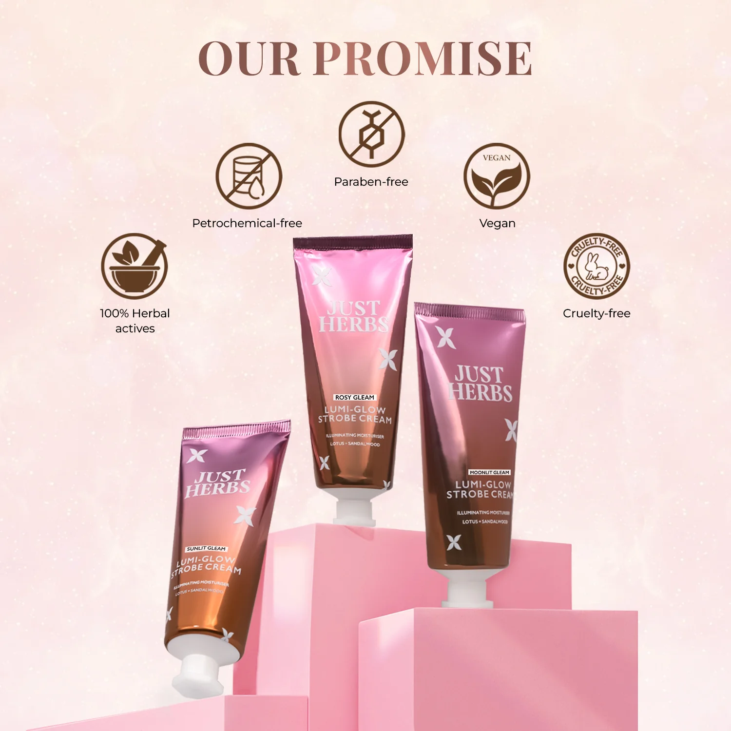 Lumi-glow Strobe Cream with Lotus and Sandalwood - Image 11