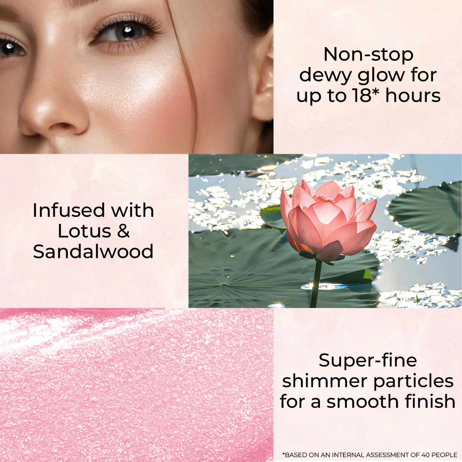 Lumi-glow Strobe Cream with Lotus and Sandalwood - Image 5