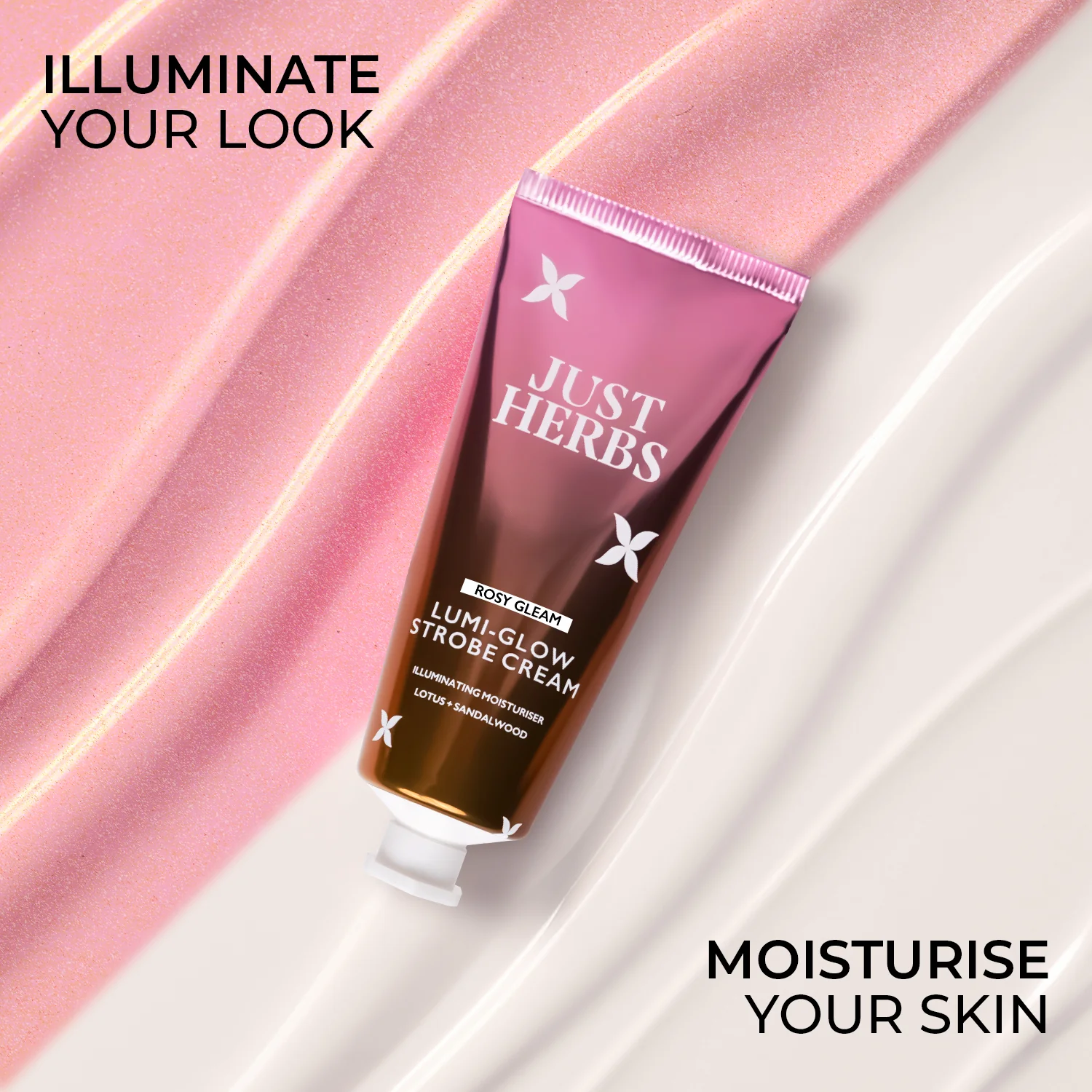 Lumi-glow Strobe Cream with Lotus and Sandalwood - Image 6