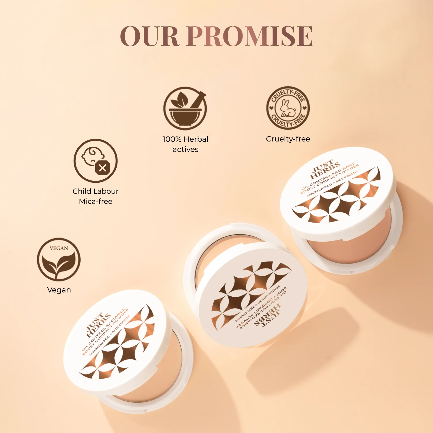 Oil Control Radiance Boost Compact Powder with Sandalwood & Rice Starch - Image 12