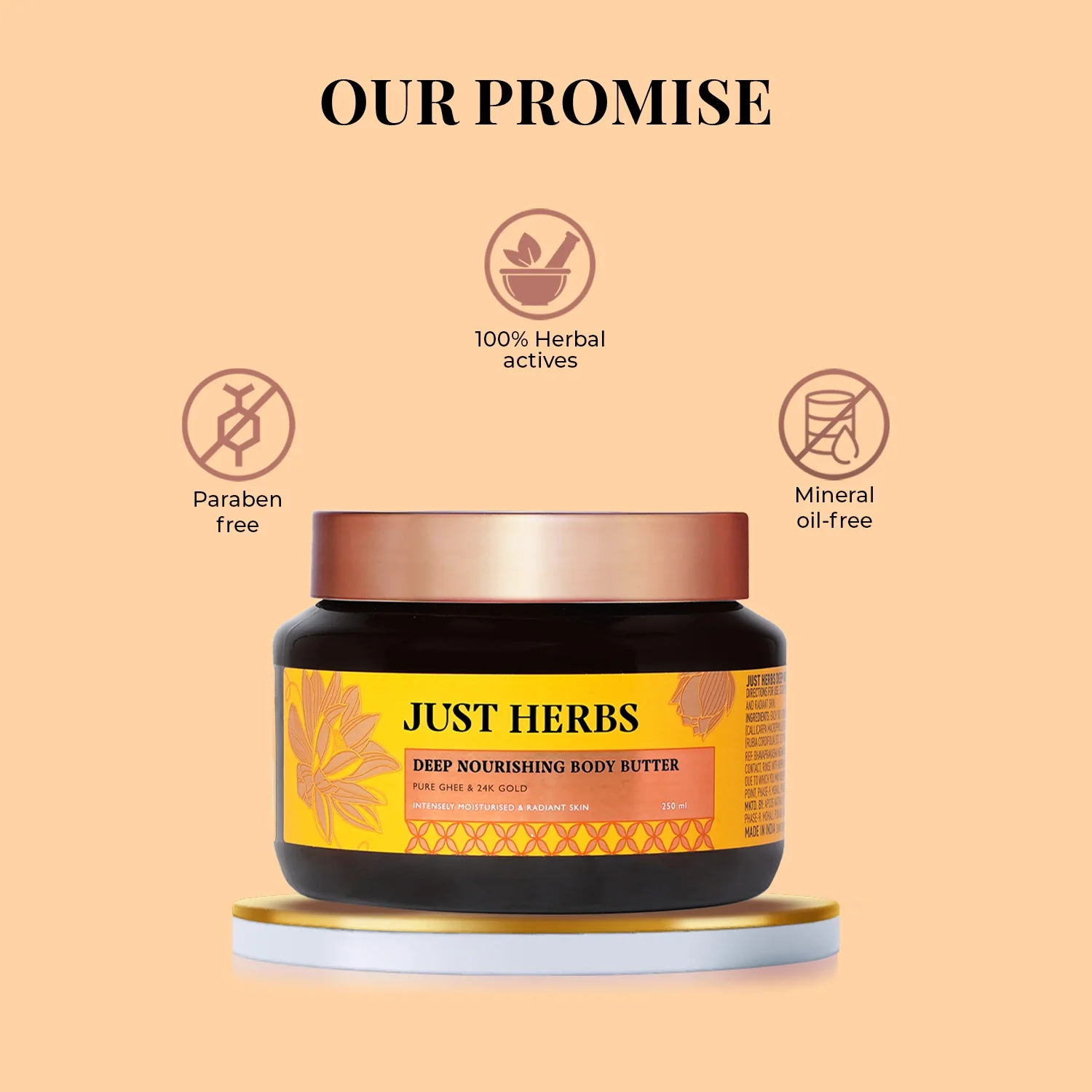 Pure Ghee & 24K Gold Deep Nourishing Body Butter - Image 8