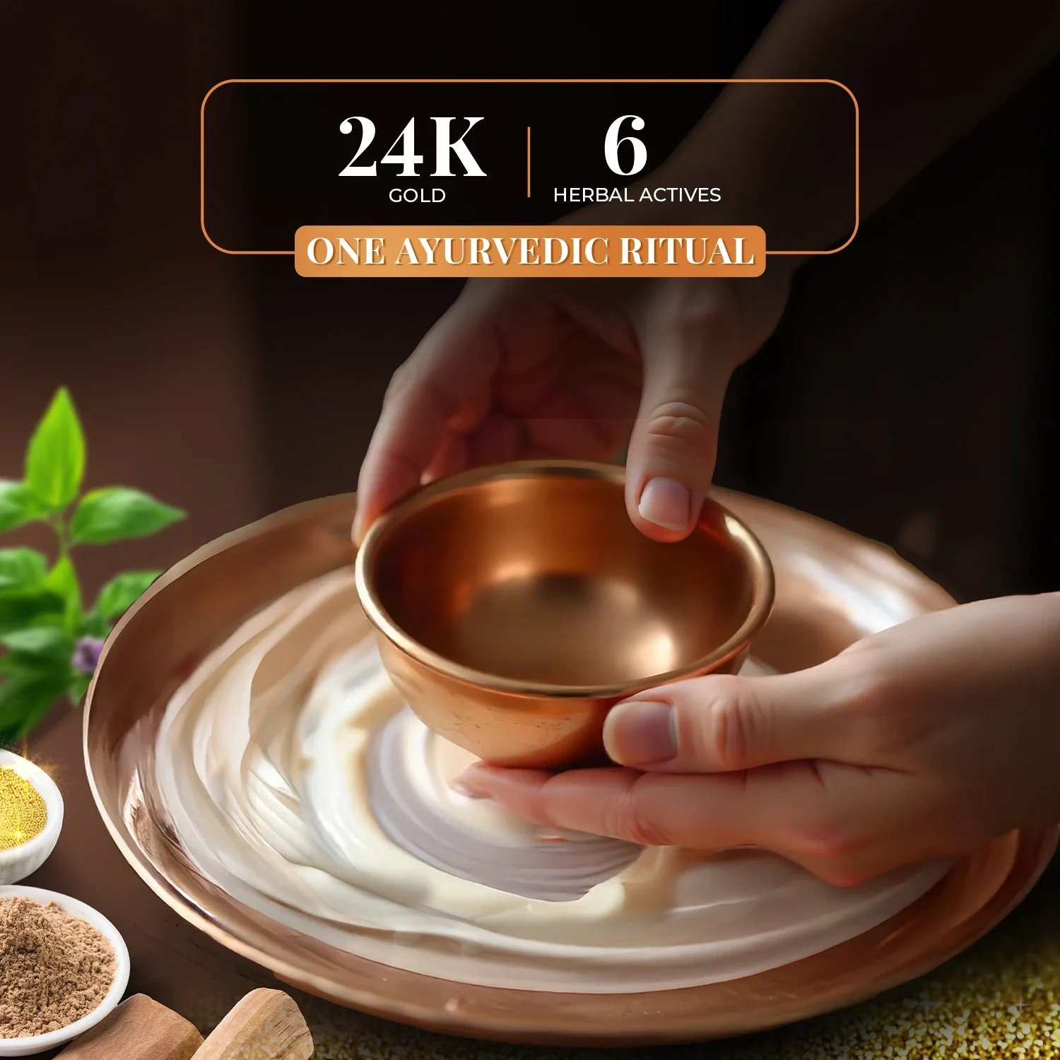 Pure Ghee & 24K Gold Deep Nourishing Souffle Cream - Image 5