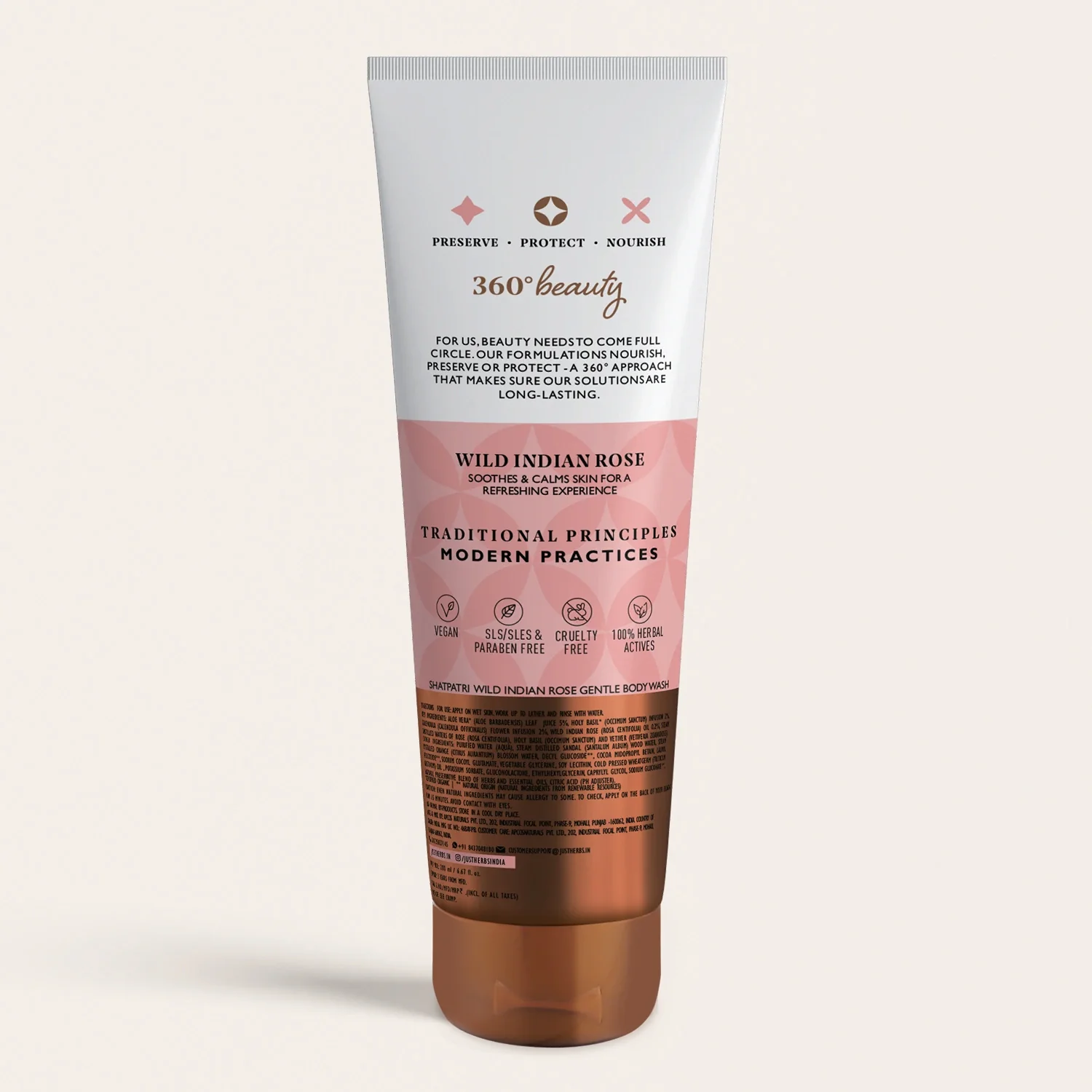 Wild Indian Rose Body Wash 200 ml - Image 8