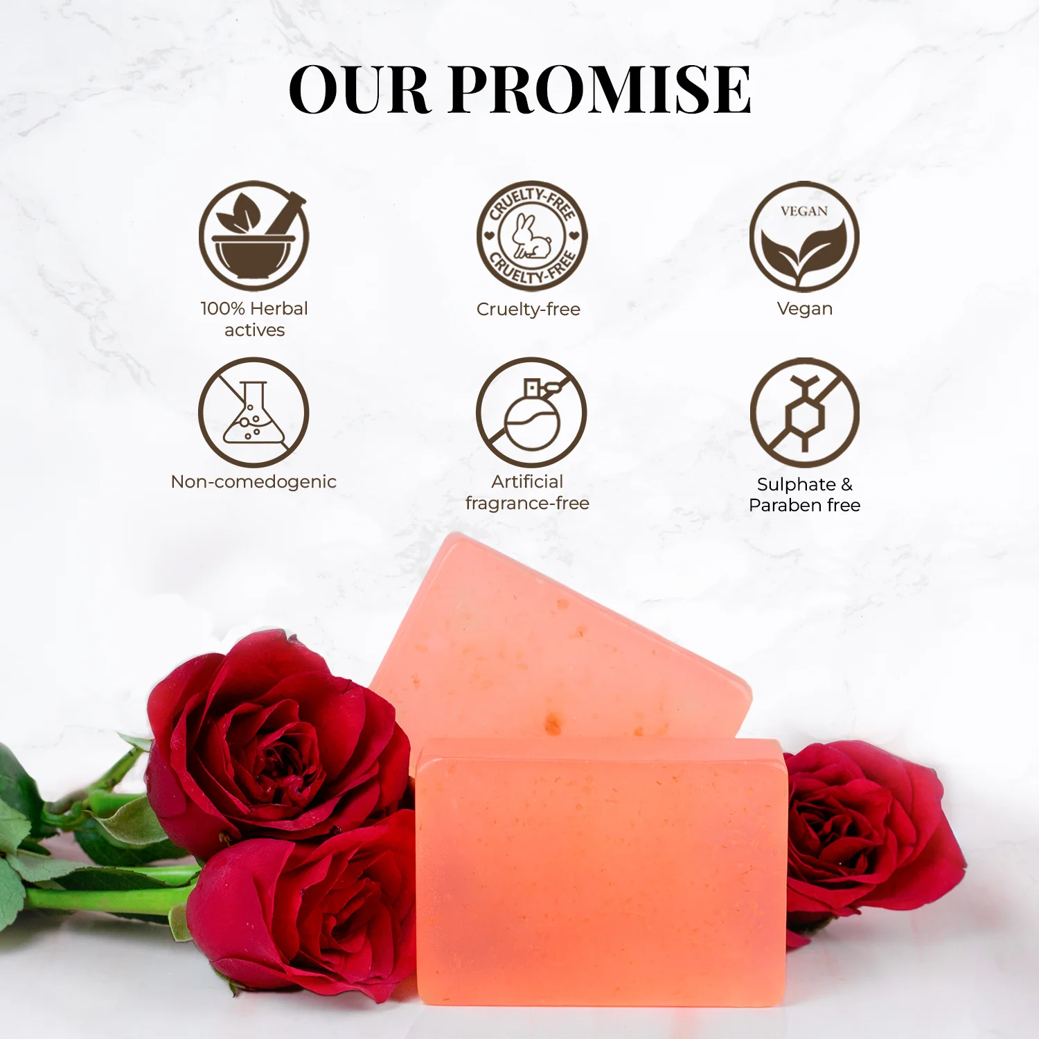 Wild Indian Rose Nourishing Handmade Bathing Bar - Image 10